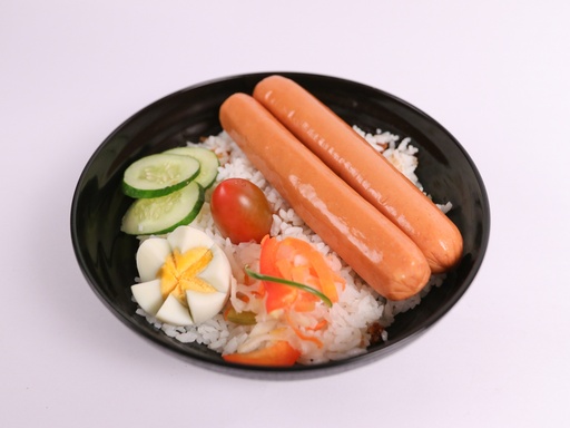 Cheesy Chicken Sausage Rice