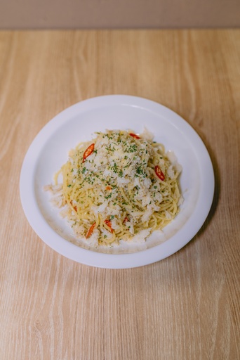 Spicy Crabmeat Aglio Olio